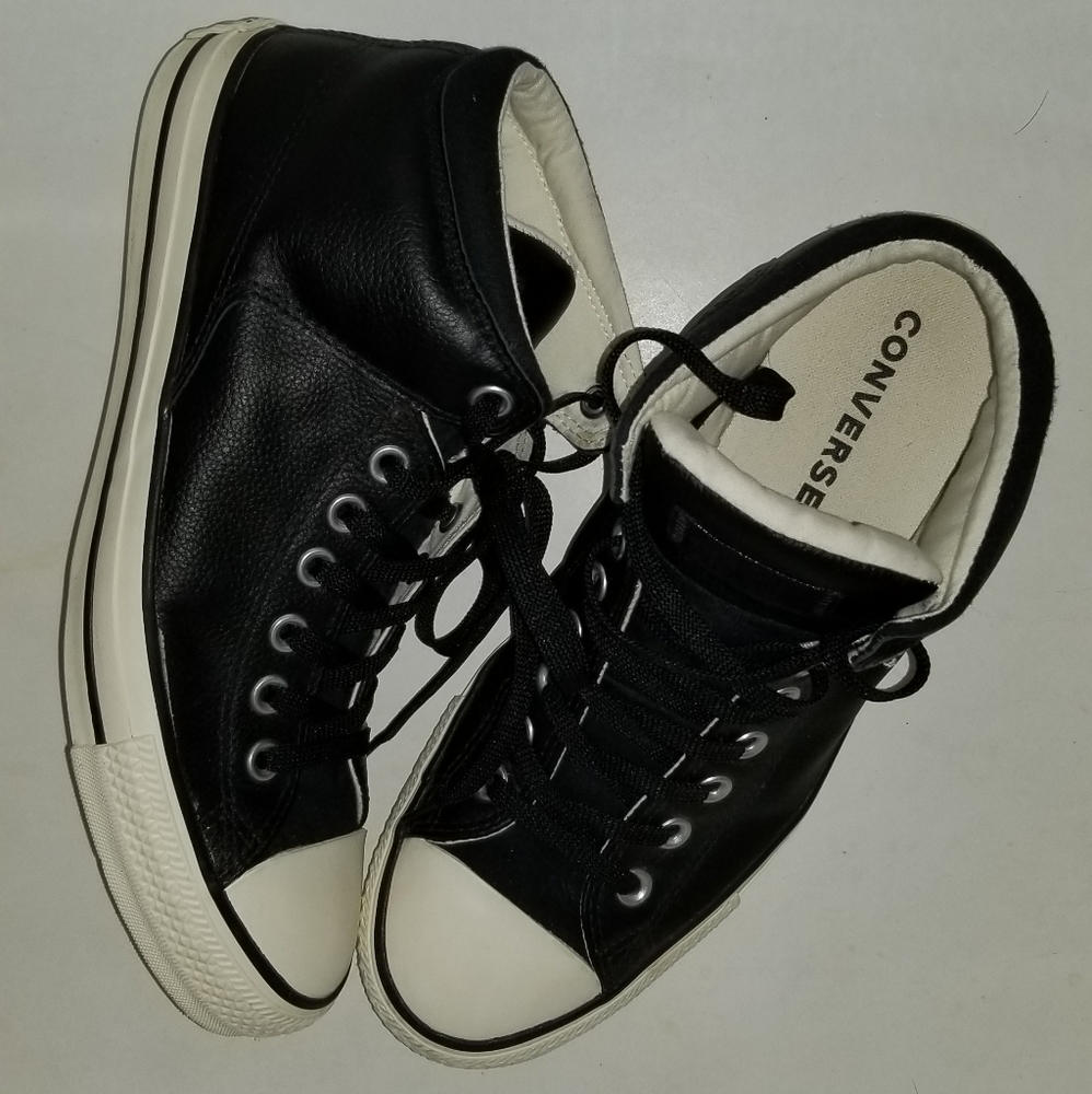 Converse All Leather Hi-Tops back-to-school
